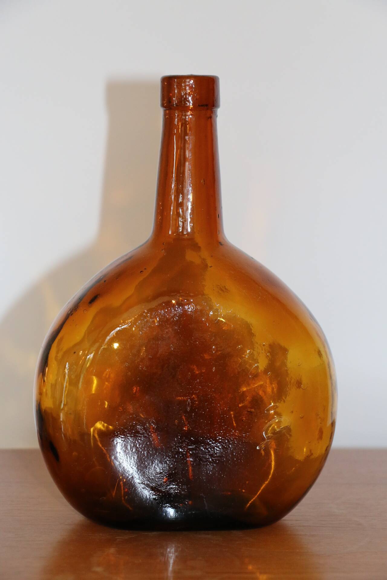 Dame Jeanne marron oblongue 230mm