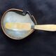 Caviar Dish Genuine Mother of Pearl Shell Knife & Teak Wood