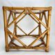 Bamboo and Glass Nightstands attributed to Vivai Del Sud, Italy, 1970s, Set of 2