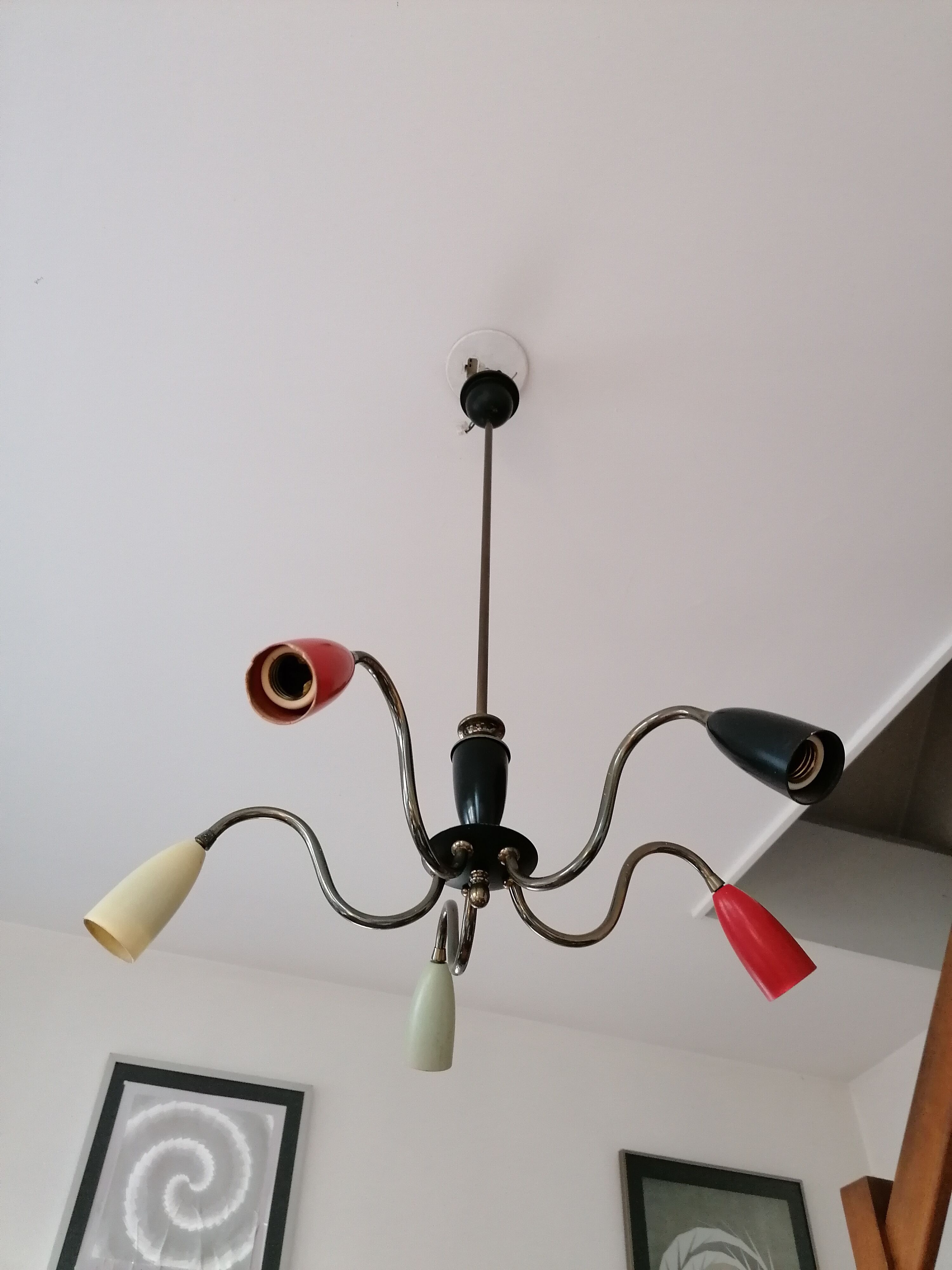 60s Italian style chandelier