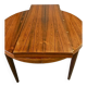 Danish mid-century extendable rosewood dining table 1960s