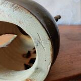 "Idole" anthropomorphic lamp in perforated ceramic - Accolay / Va style