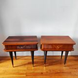 Pair of vintage bedside tables 1965
