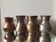 4 pichets turcs en cuivre antiques Art islamique