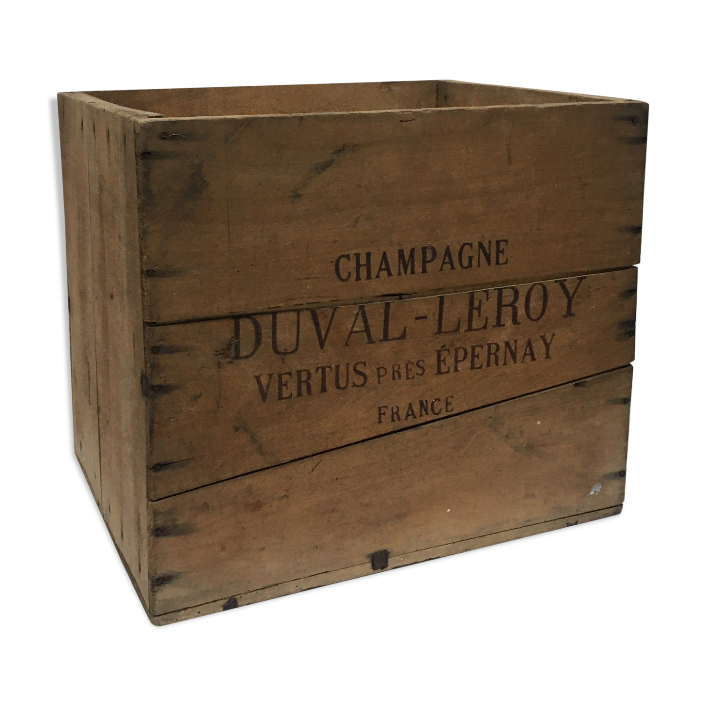 Wooden case for champagne
