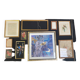 Set of 10 gilded wood or vintage resin frames