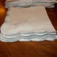 Nappe brodée vintage 250 x 170 et 12 serviettes