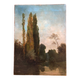 Antique oil painting by A. Tersiey