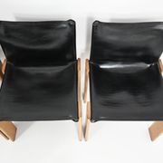 6 Monk dining chairs by Afra & Tobia Scarpa for Molteni, 1970
