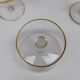 12 Champagne glasses in Baccarat crystal, circa 1870-1880.
