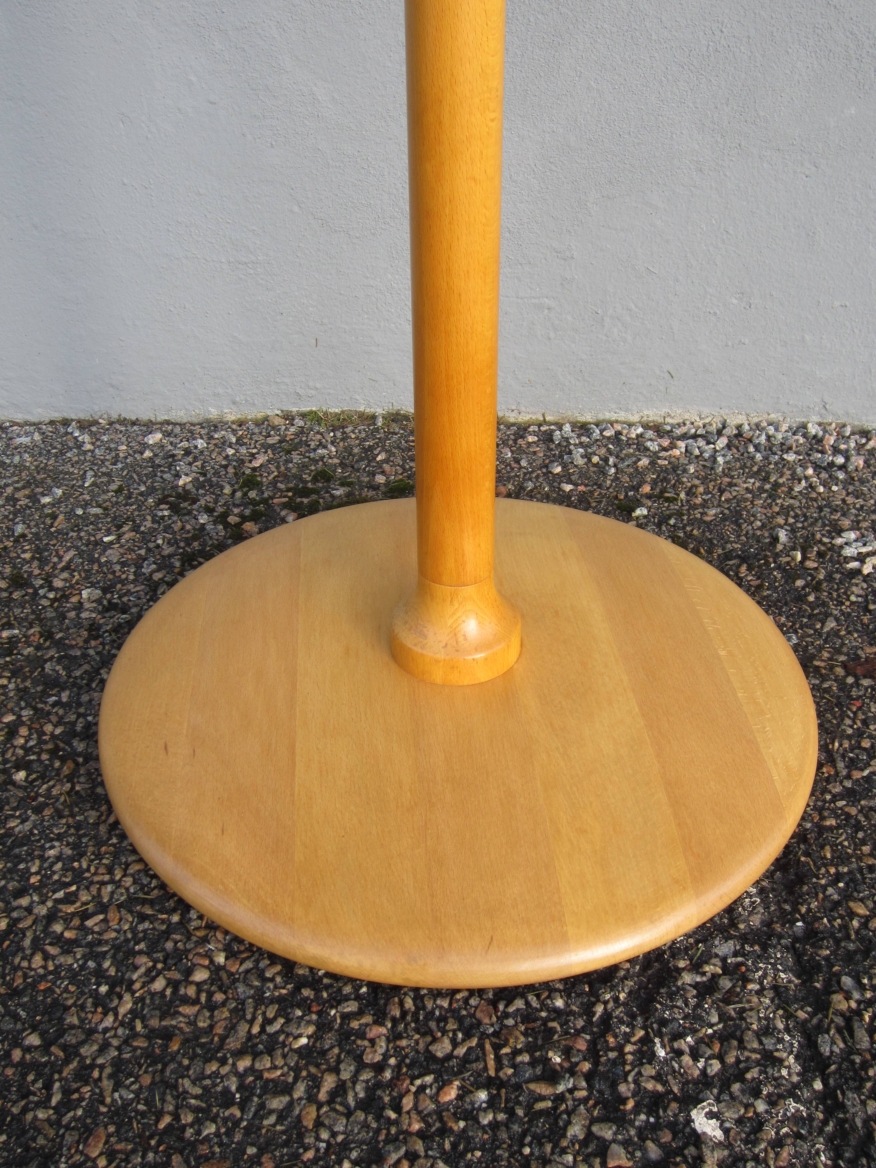 Scandinavian wooden coat rack by Nanna Ditzel