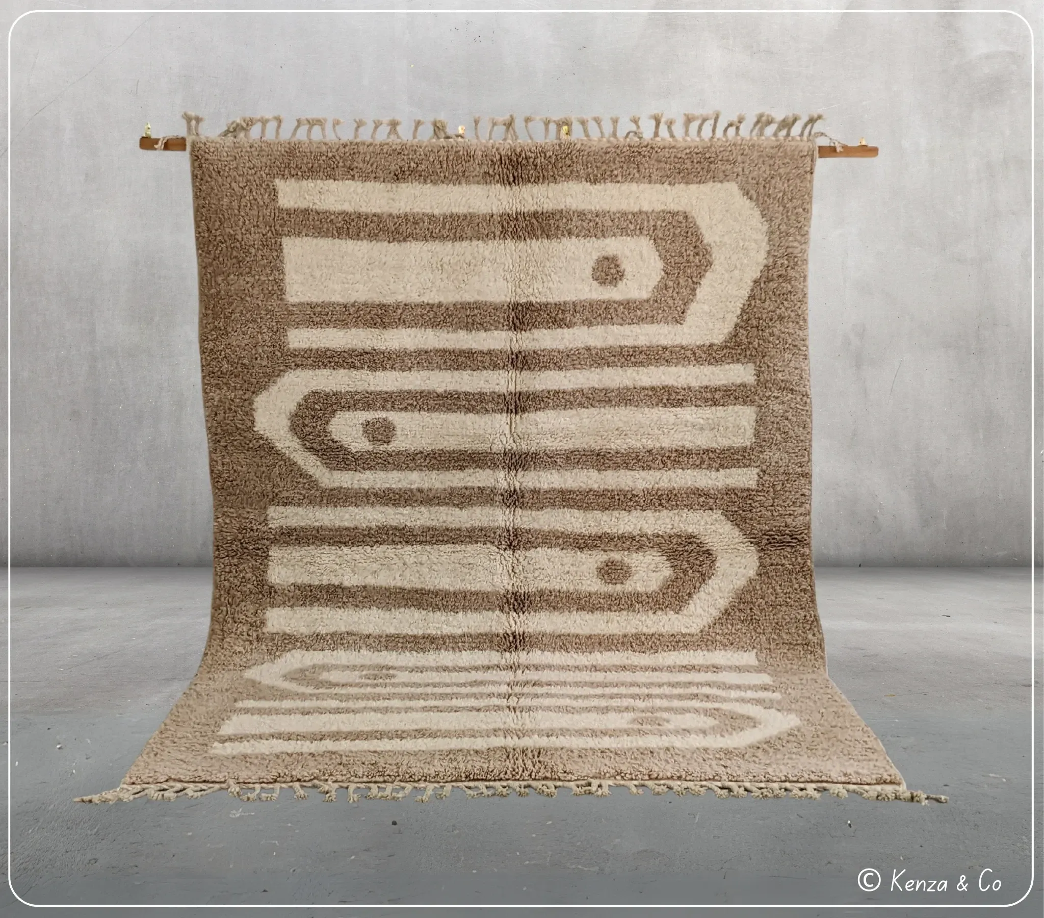 Grand tapis Beni Ouarain, 280 x 205 cm