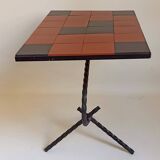 Side table or pedestal table Popular art 1960s