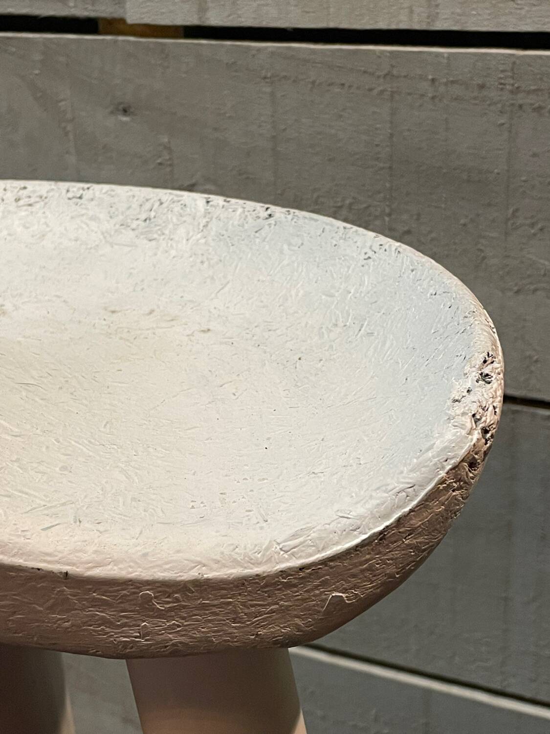 Vintage Scandinavian design tripod high stool