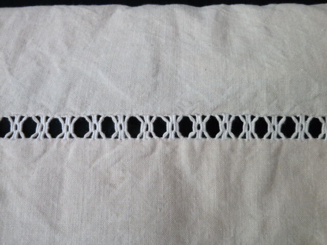 Old sheet in mestizo bis monogrammed DD with days