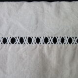 Old sheet in mestizo bis monogrammed DD with days