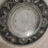 Assiette vintage en métal décorative