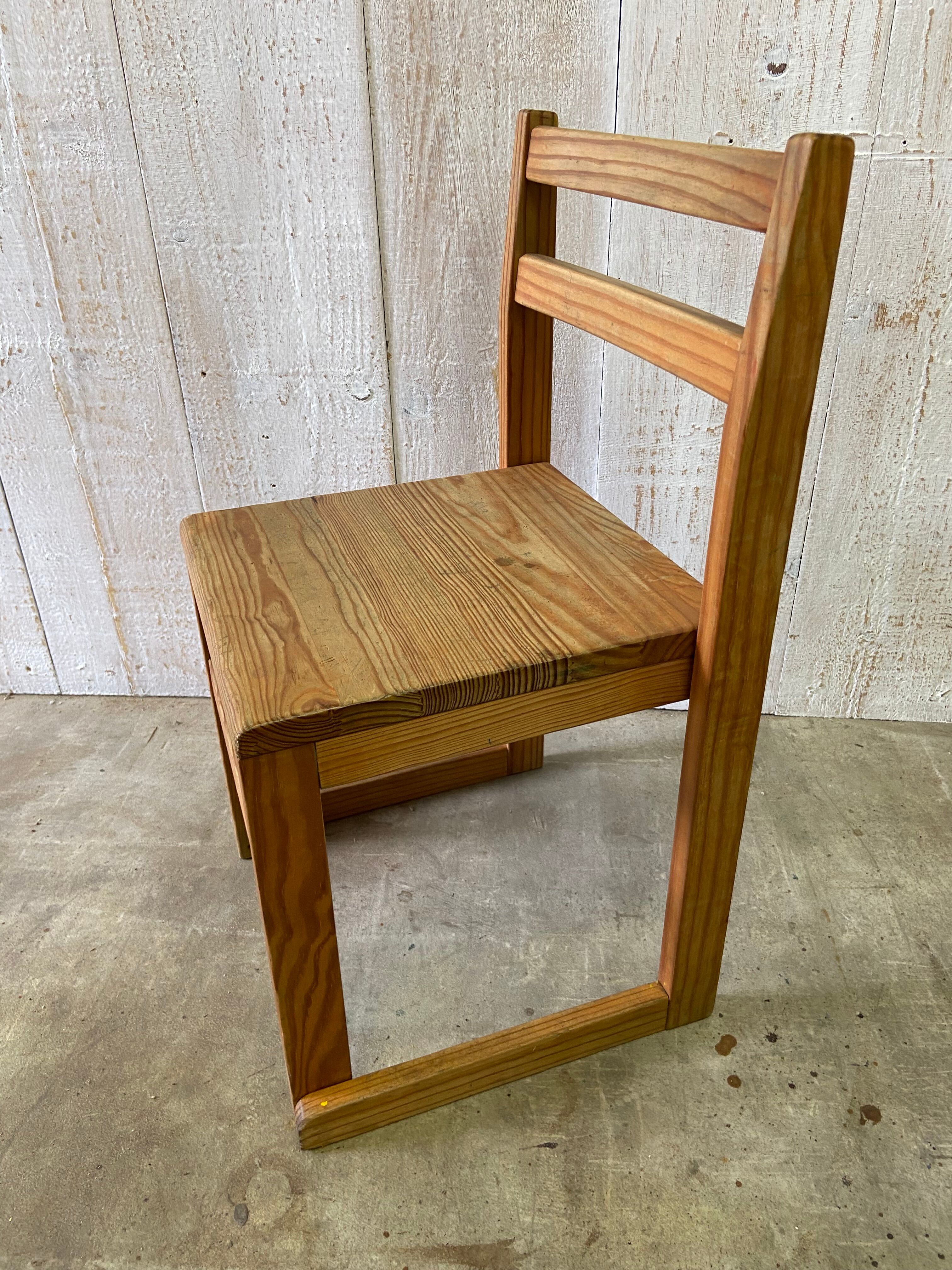Vintage school chair