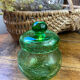 Bubble glass bonbonnière, blown, Biot