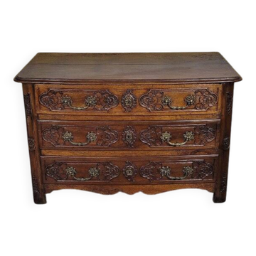 Louis XV walnut commode