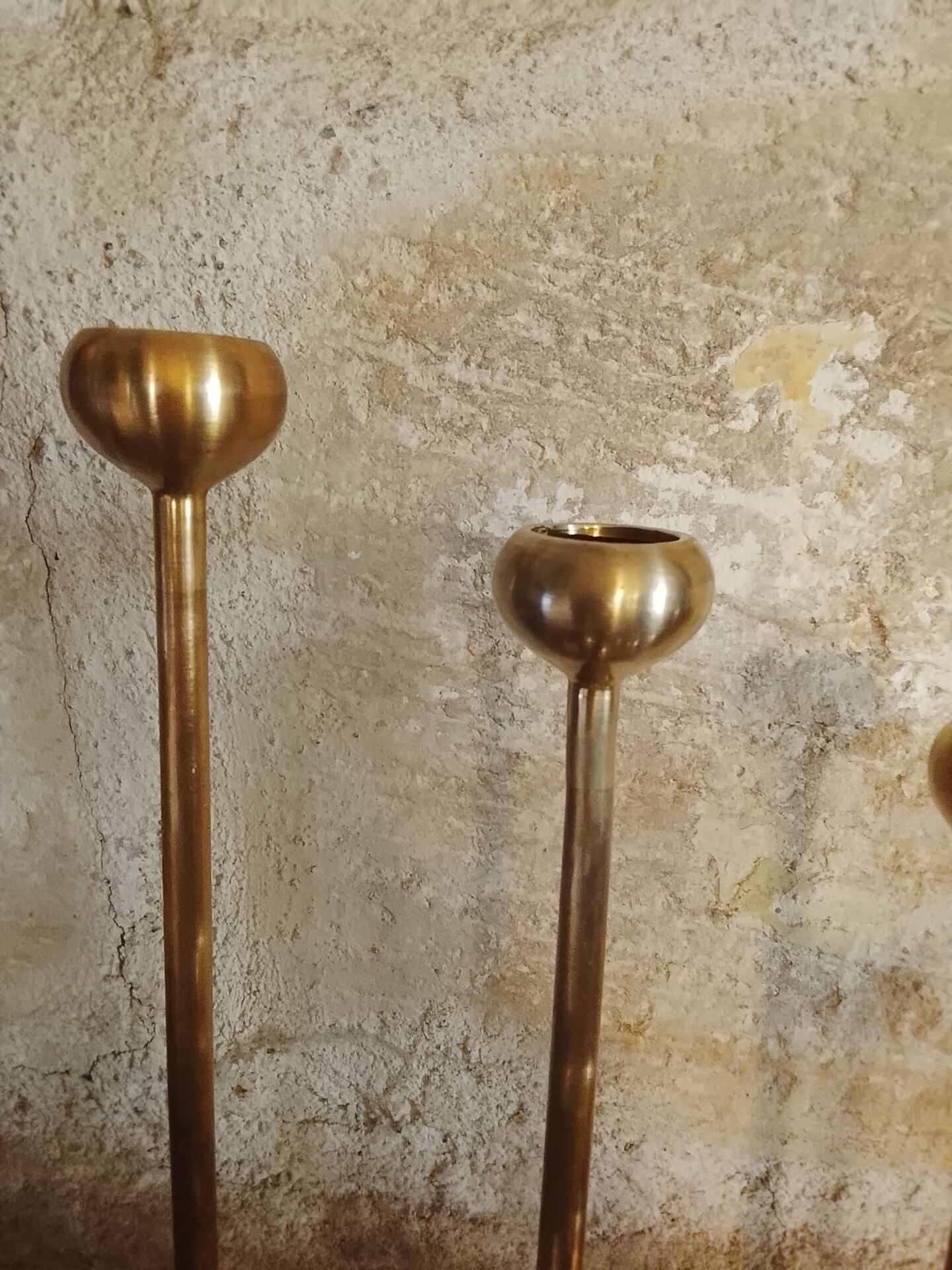 Set of 7 Scandinavian candlesticks