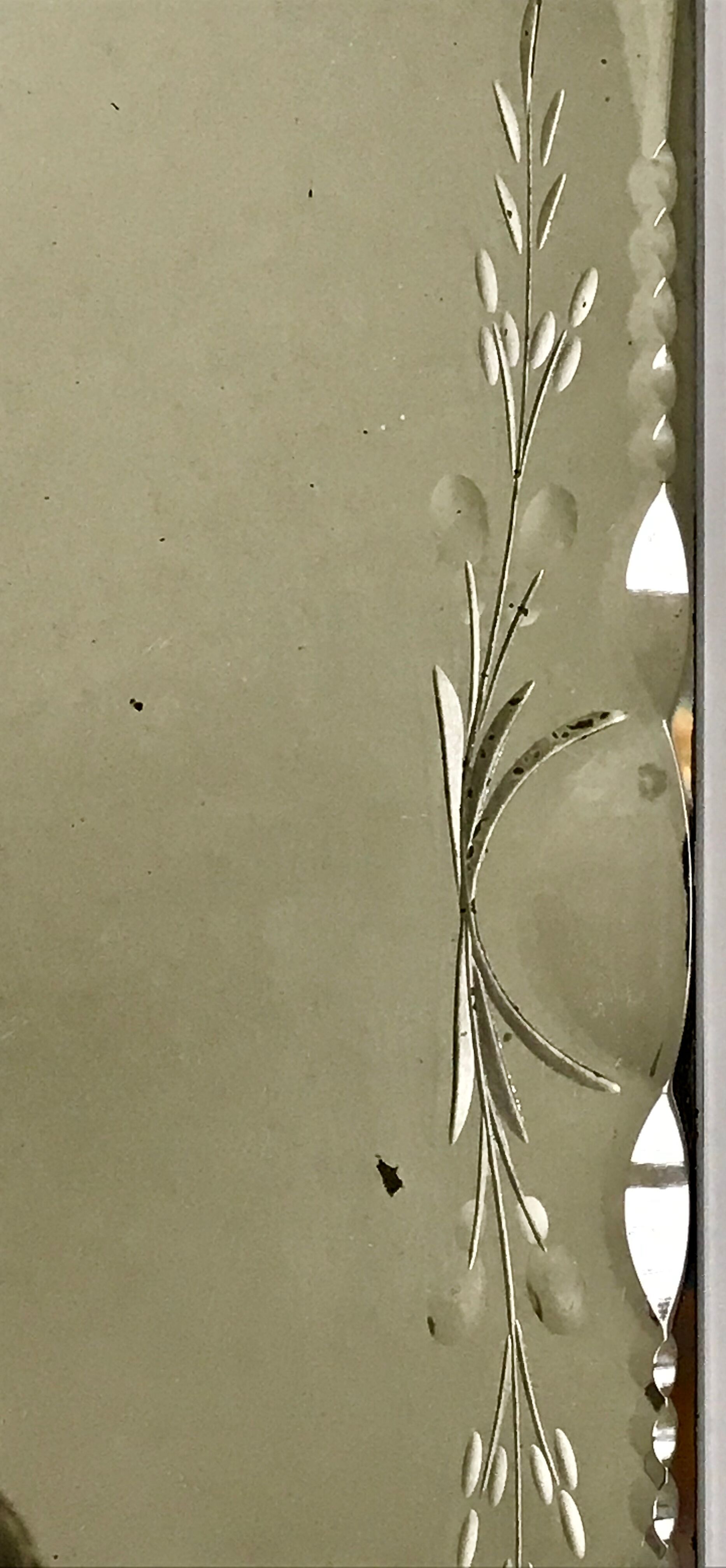 Mirror beveled and serious vintage 30 X 24cm