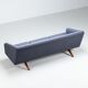 Illum Wikkelso ML-90 three-seater sofa Laursen Denmark 1960