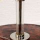 French modernist nickel-plated table lamp attributed to Jacques Adnet, 1940s