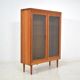 Danish solid teak display cabinet 1960s Scandinavian vintage