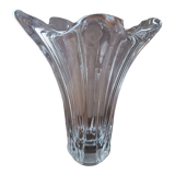 French crystal vase from Vannes stamped