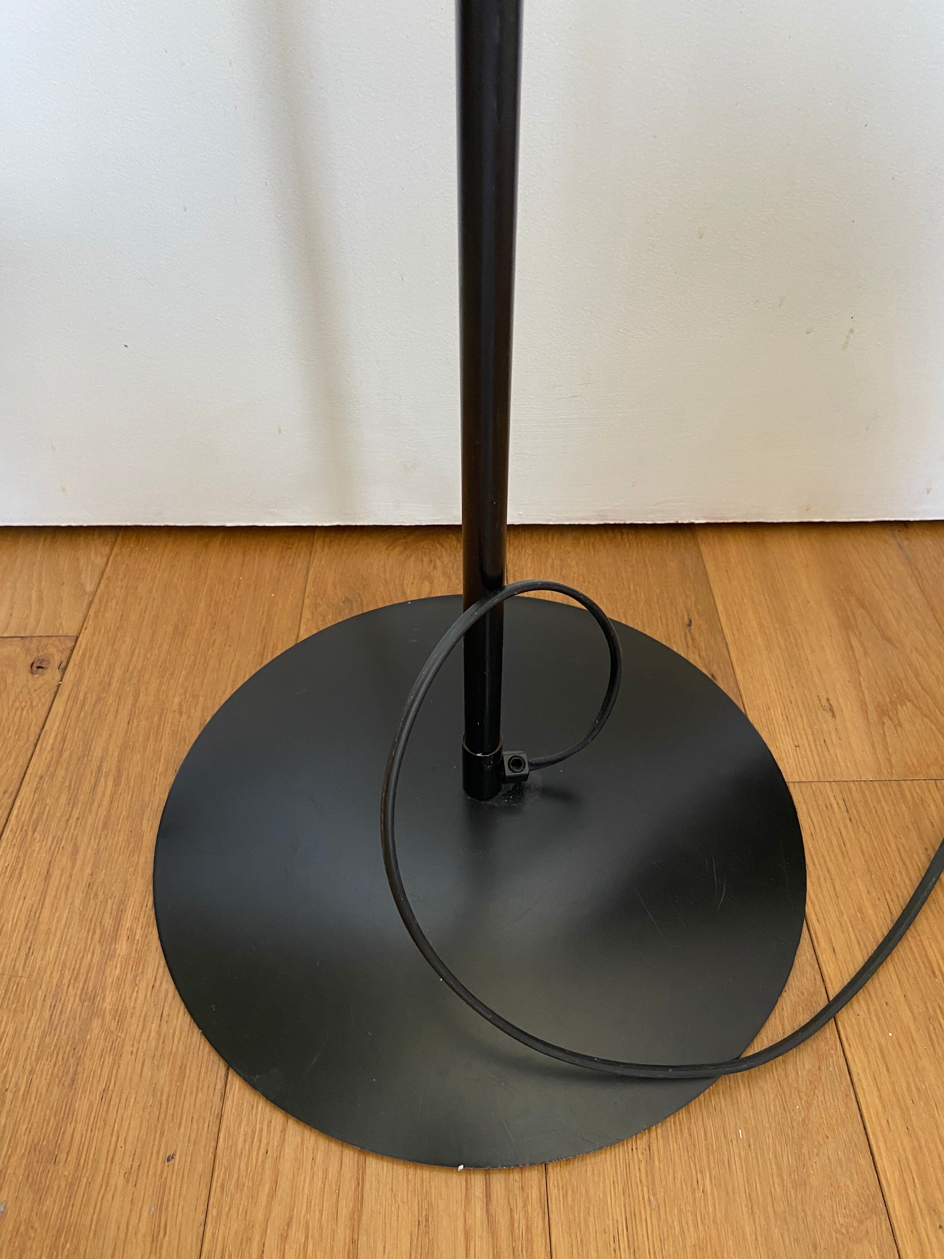 Wooden and metal lamppost