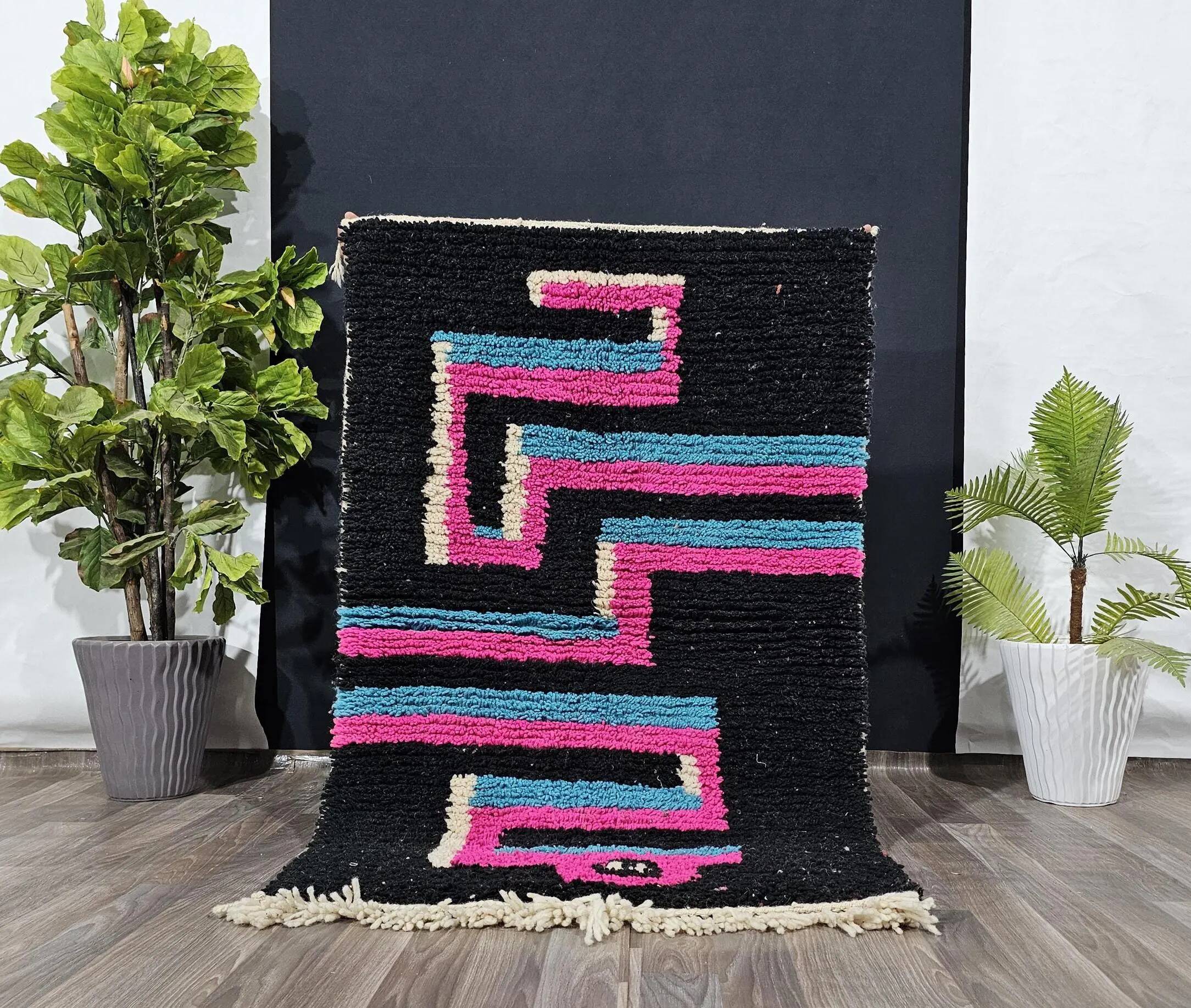 Tapis fait main traditionnal 250cmX150cm marocain