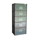 Metal green industrial clamshell furniture