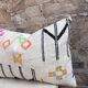 Handmade cushion cover in Berber wool: Moroccan Kilim cushion