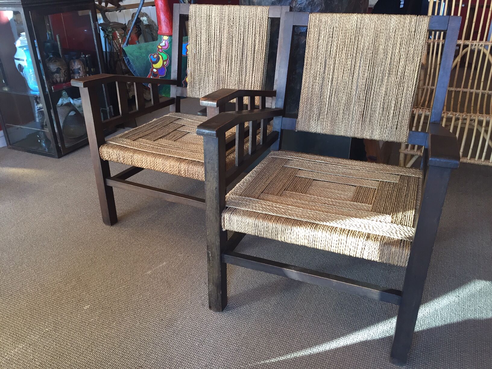 Pair of 1930 armchairs by Francis Jourdain