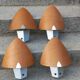 Set of 4 Lucid wall lights in Scandinavian style.