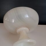 Alabaster cup and 3 eggs