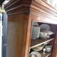 Walnut and walnut veneer display case 1 door circa 1900