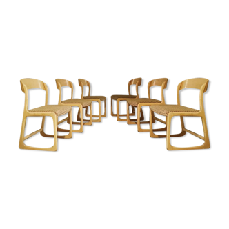Chaises traineau Baumann