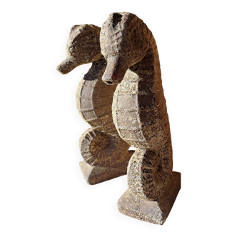 Pairs of Seahorse Statues