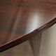 Round mahogany table, Danish design, 1970s, production: Denmark