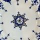 Lot of 6 flat plates, ironstone Sarreguemines Cluny.