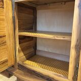 Brutalist enfilade in olive wood, 1952