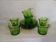 6 antique Duralex coffee cups
