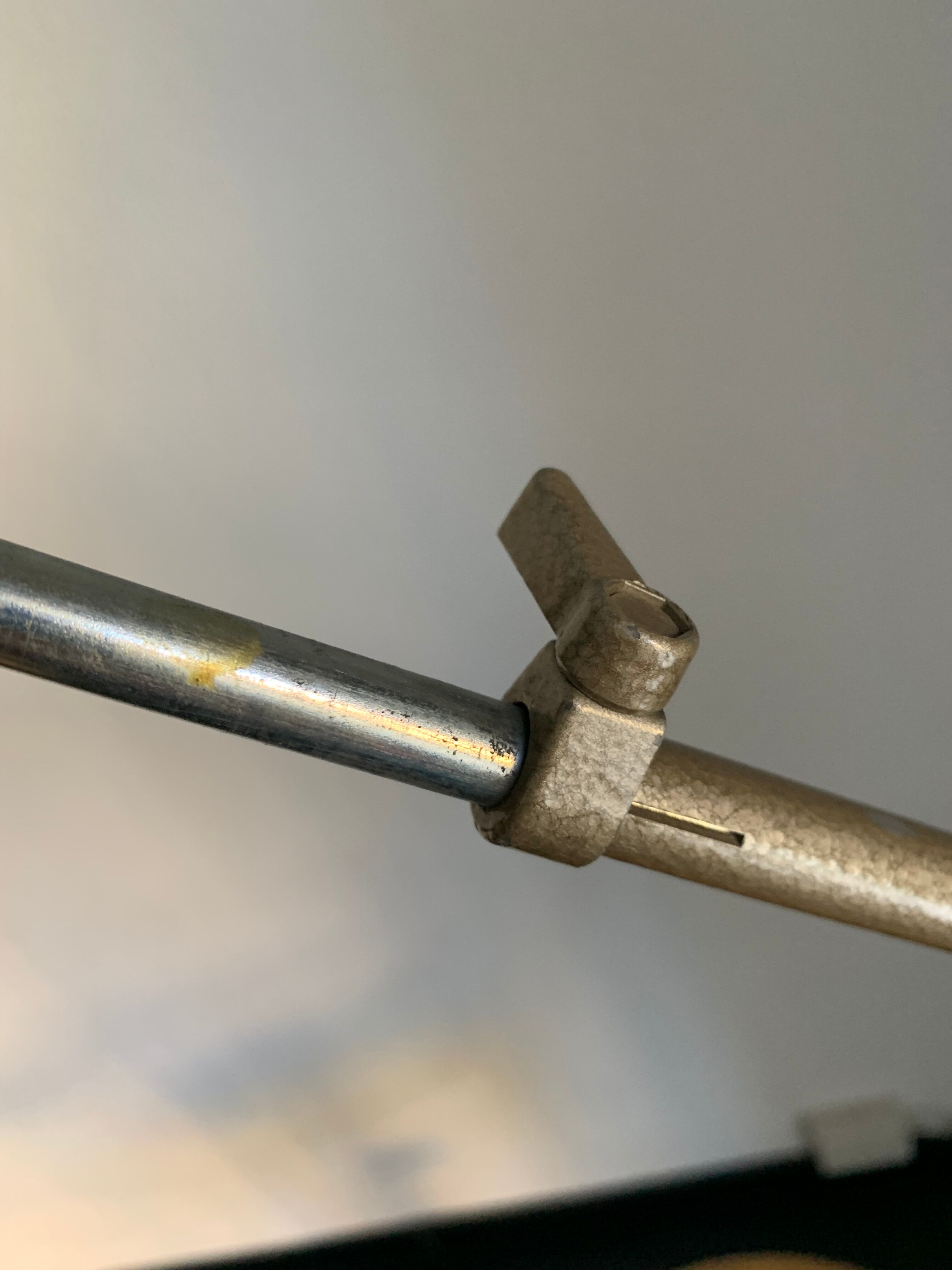 Lamp 1960 industrial Lumina AB champagne - 70 cm