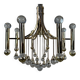 Chandelier vintage italien Gaetano Sciolari
