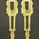 Pair of falls ornaments Louis XVI style