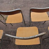 Set of folding chairs