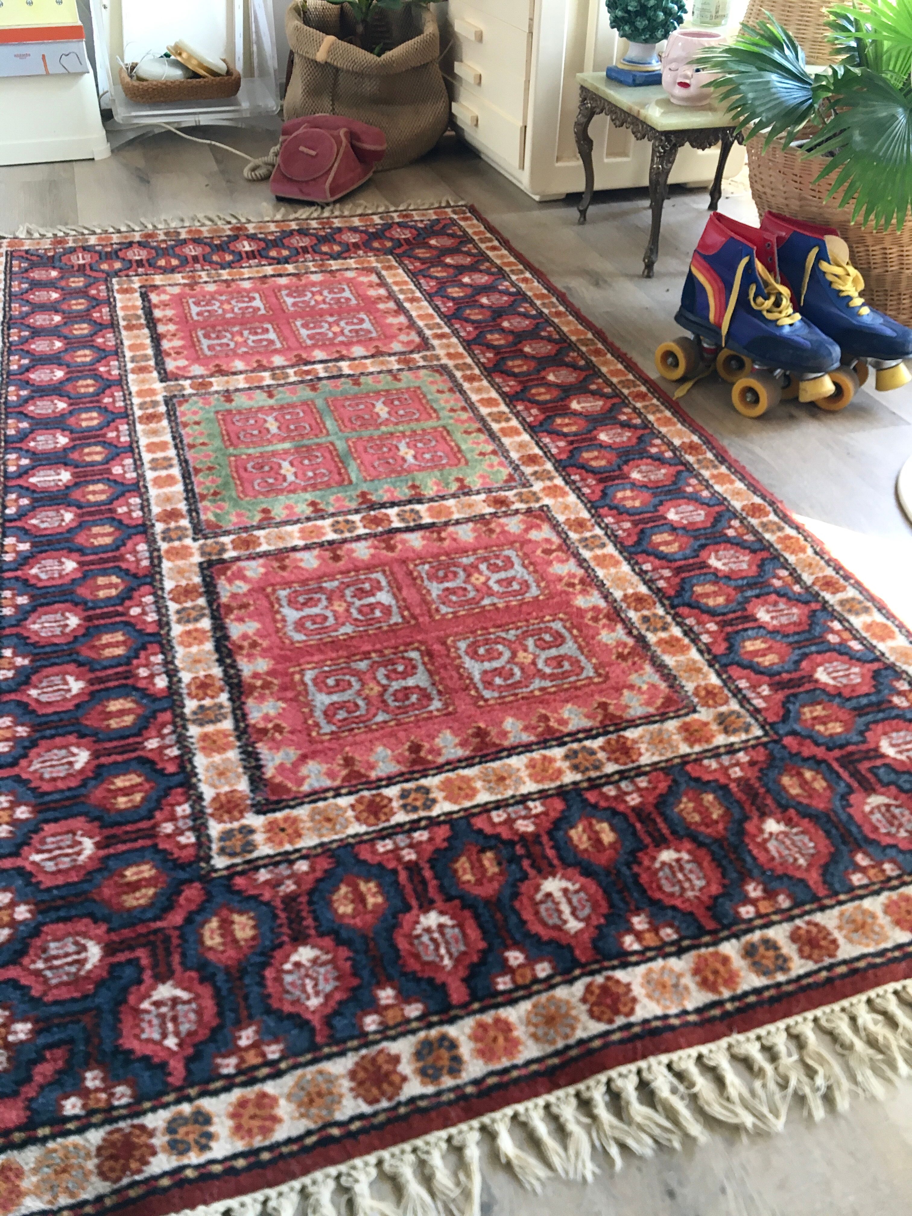 Oriental wool carpet 95x176cm