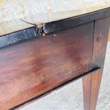 Farmhouse console, in walnut, Directoire, 18th century
